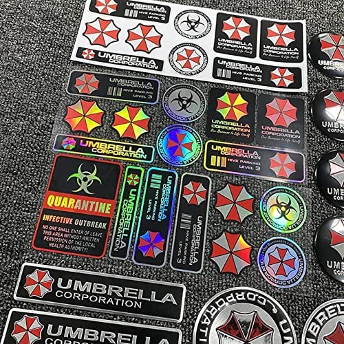 Amazon.co.jp: バイオハザード ステッカーシール 反射素材 防水 車